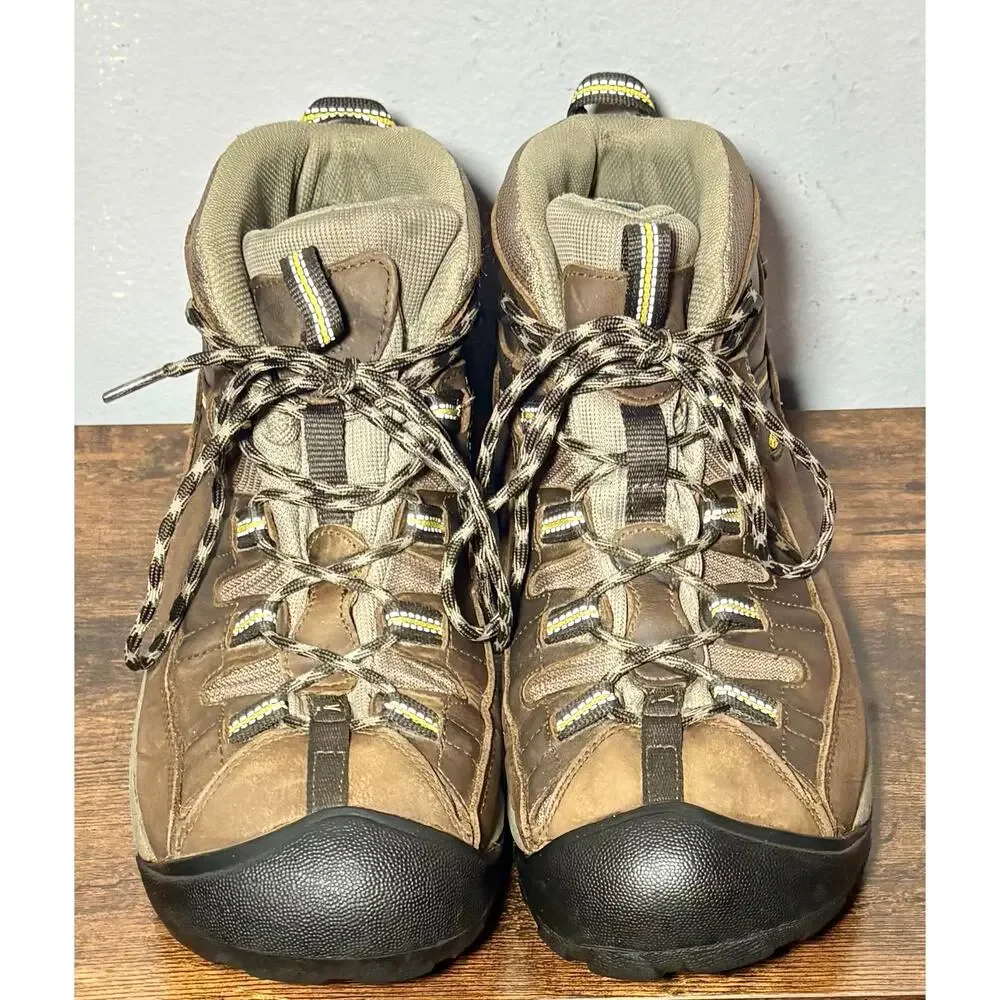 Keen Men's Targhee II Mid Waterproof Hiking Boots Brown Sz 13